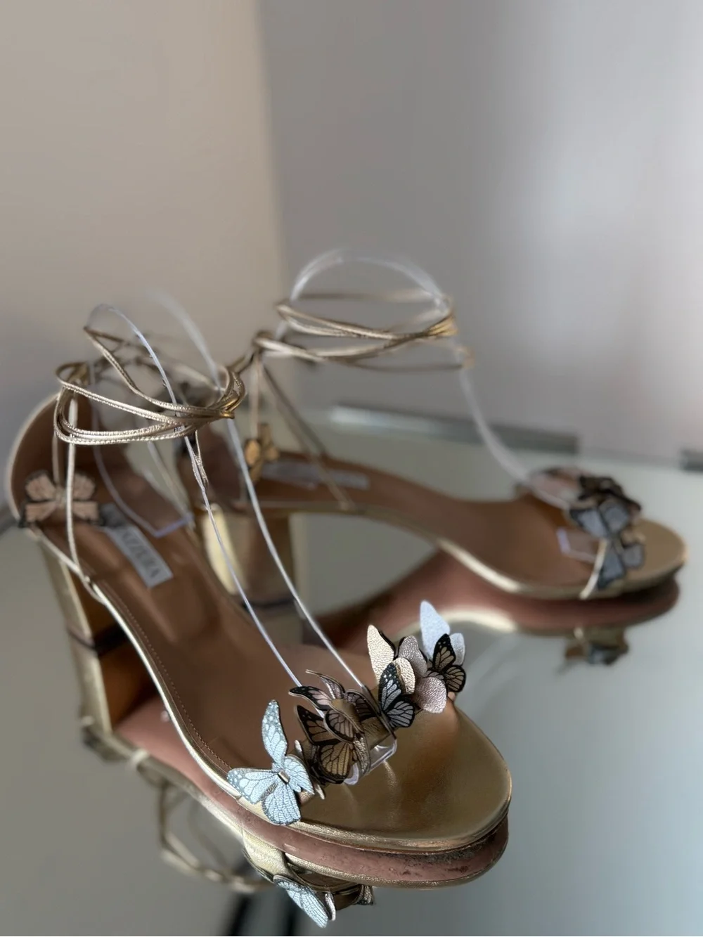Aquazzura Papillon Sandal 50 $995 40.5